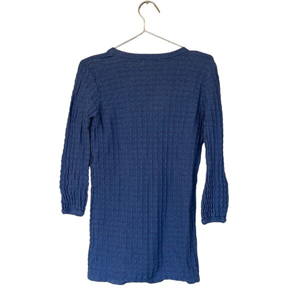 Calvin Klein sweater open knit v neck size small - Picture 4 of 6